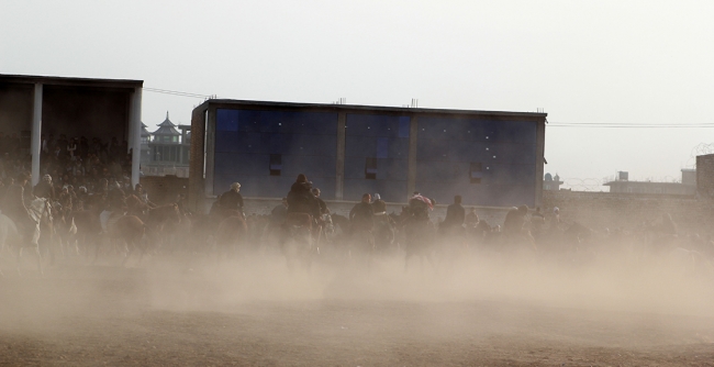 Afganistan'da Türk geleneği 'Oğlak oyunu' yaşatılıyor